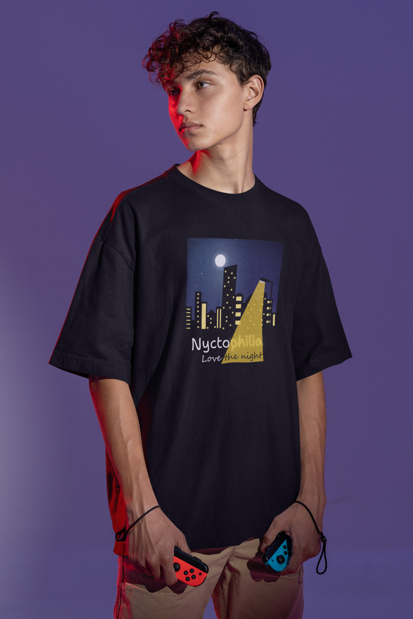 Nyctophilia  Oversize T-shirt