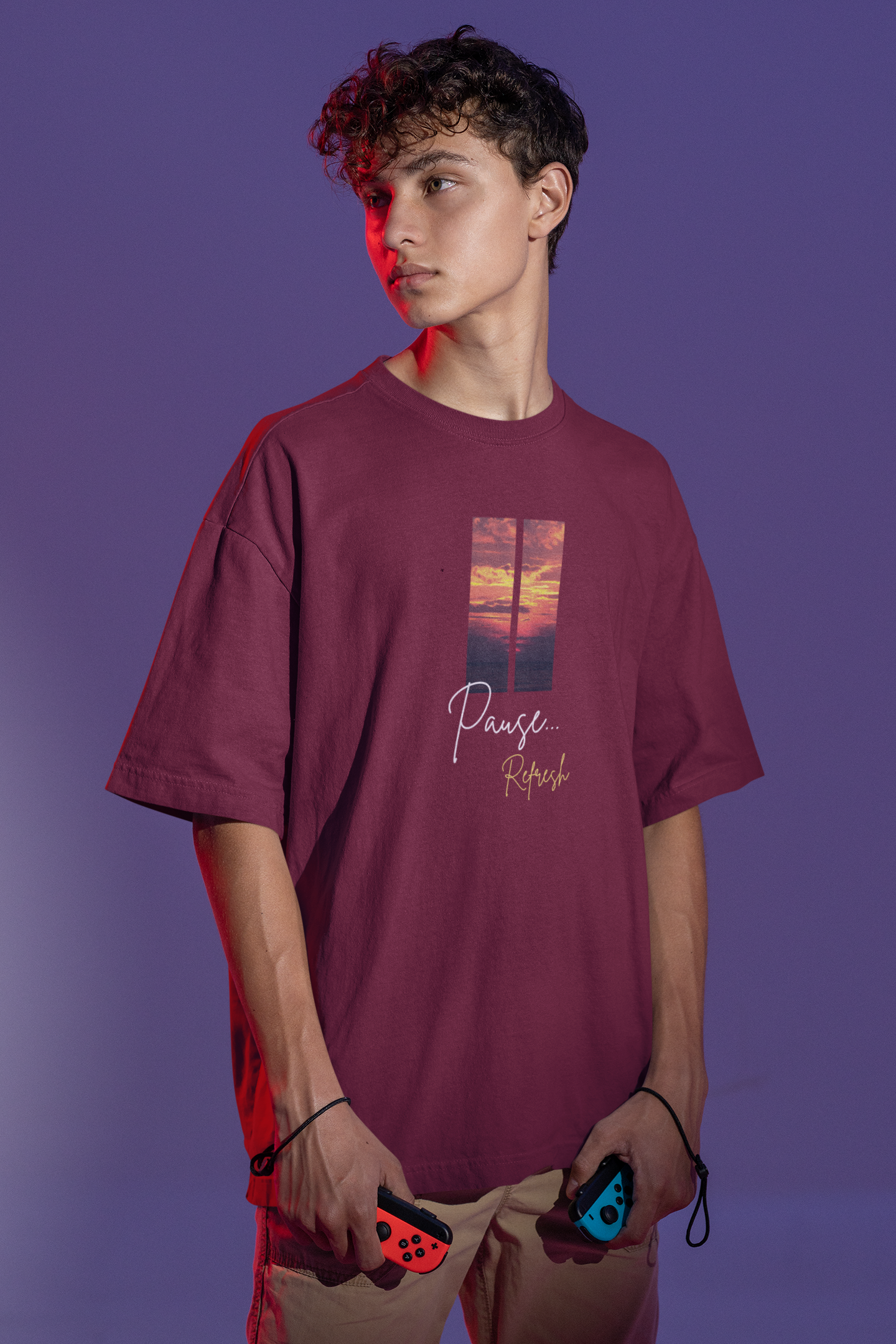 Pause Refresh Oversize T-shirt