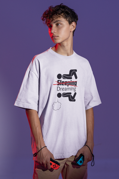 Not Lazy, Efficient Oversize T-shirt