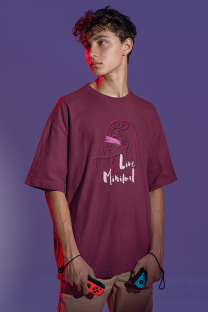 Live Minimal Oversize T-shirt