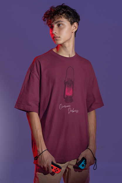 闇を超える Overcome the Darkness Oversize T-shirt