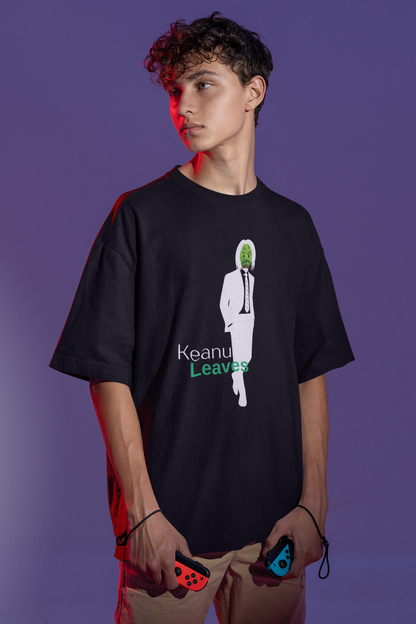 Keanu Leaves Oversize T-shirt