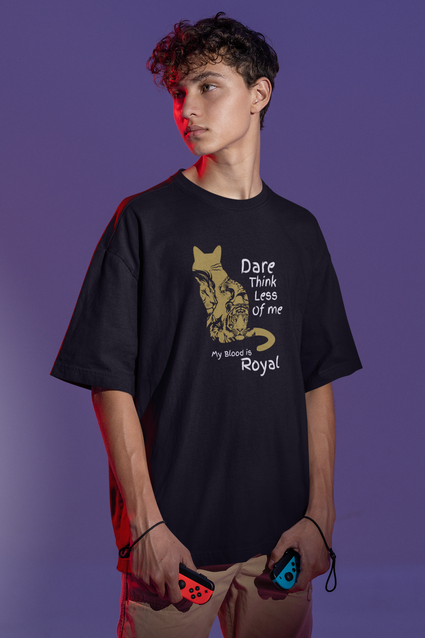 Dare Think Less of Me Oversize T-shirt