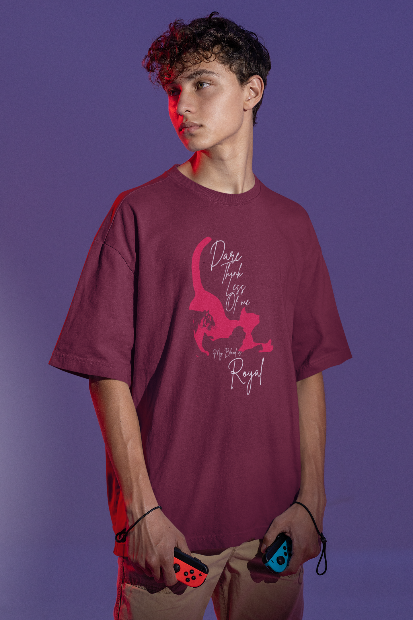 Dare Think Less of Me Oversize T-shirt