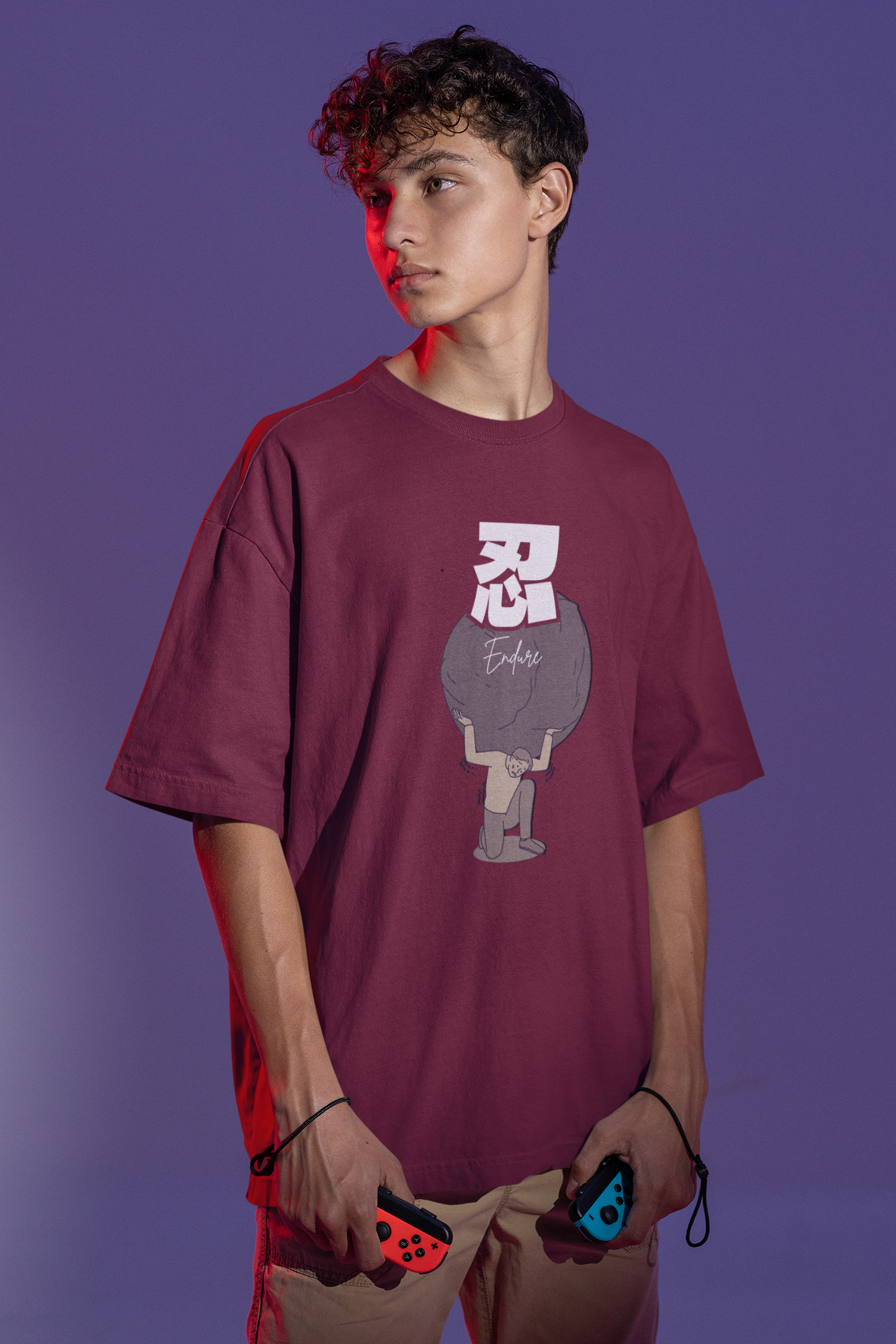 忍 Endure Oversize T-shirt