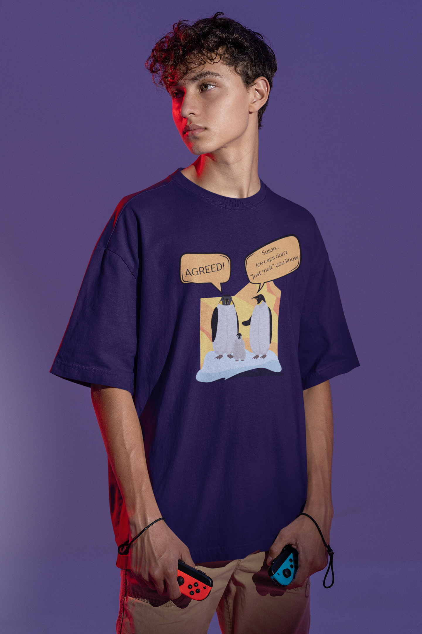 Ice Caps Don't Just Melt Oversize T-shirt