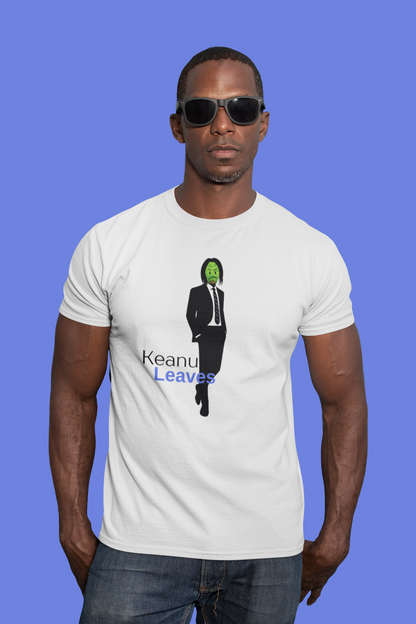 Keanu Leaves Slim Fit T-shirt
