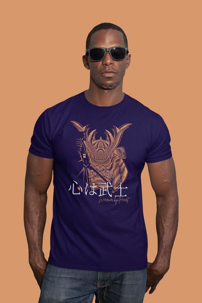 心は武士 Warrior by Heart Slim Fit T-shirt