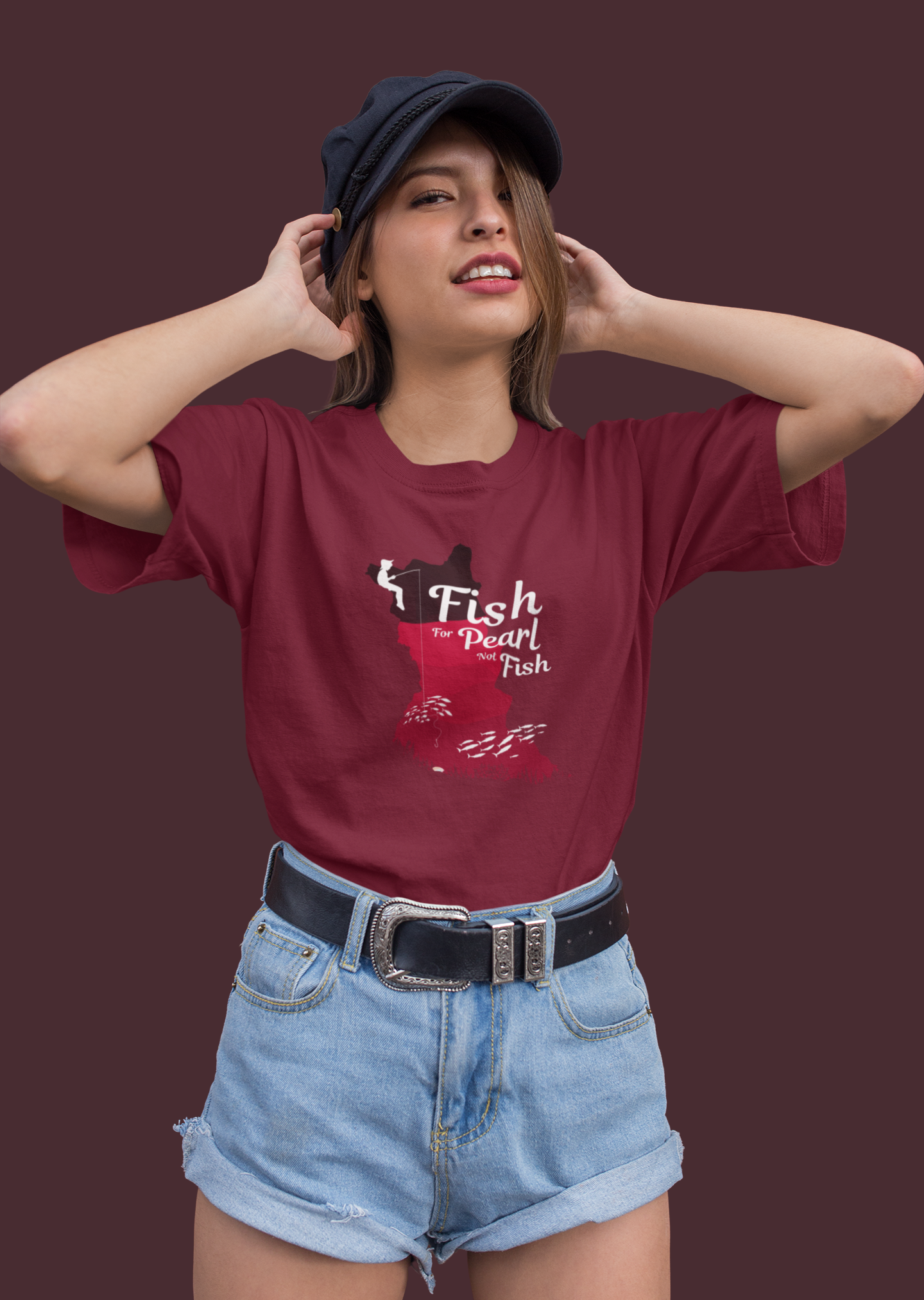 Fish for Peals not Fish Oversize T-shirt
