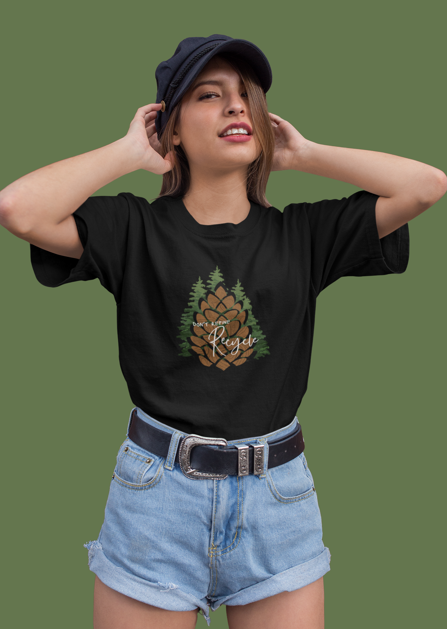Don't Repine Recycle Oversize T-shirt