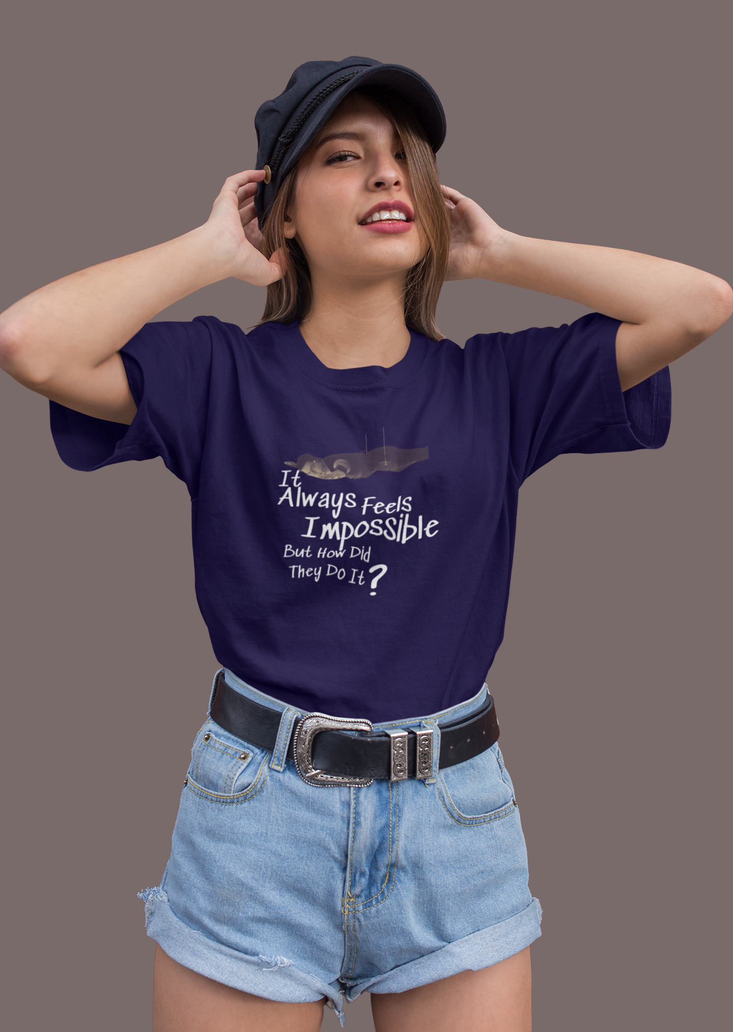 It Always Feels Impossible Oversize T-shirt