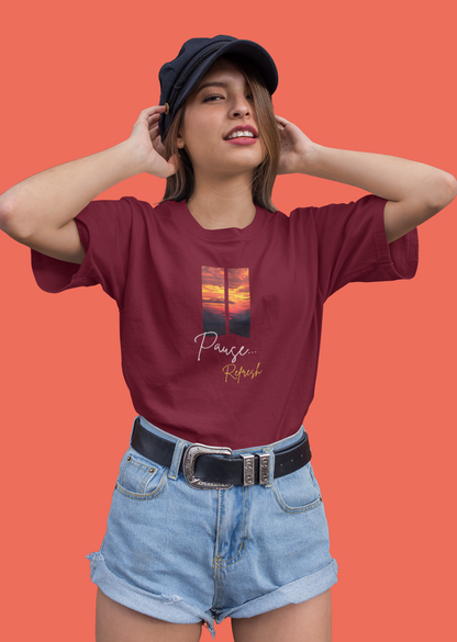 Pause Refresh Oversize T-shirt