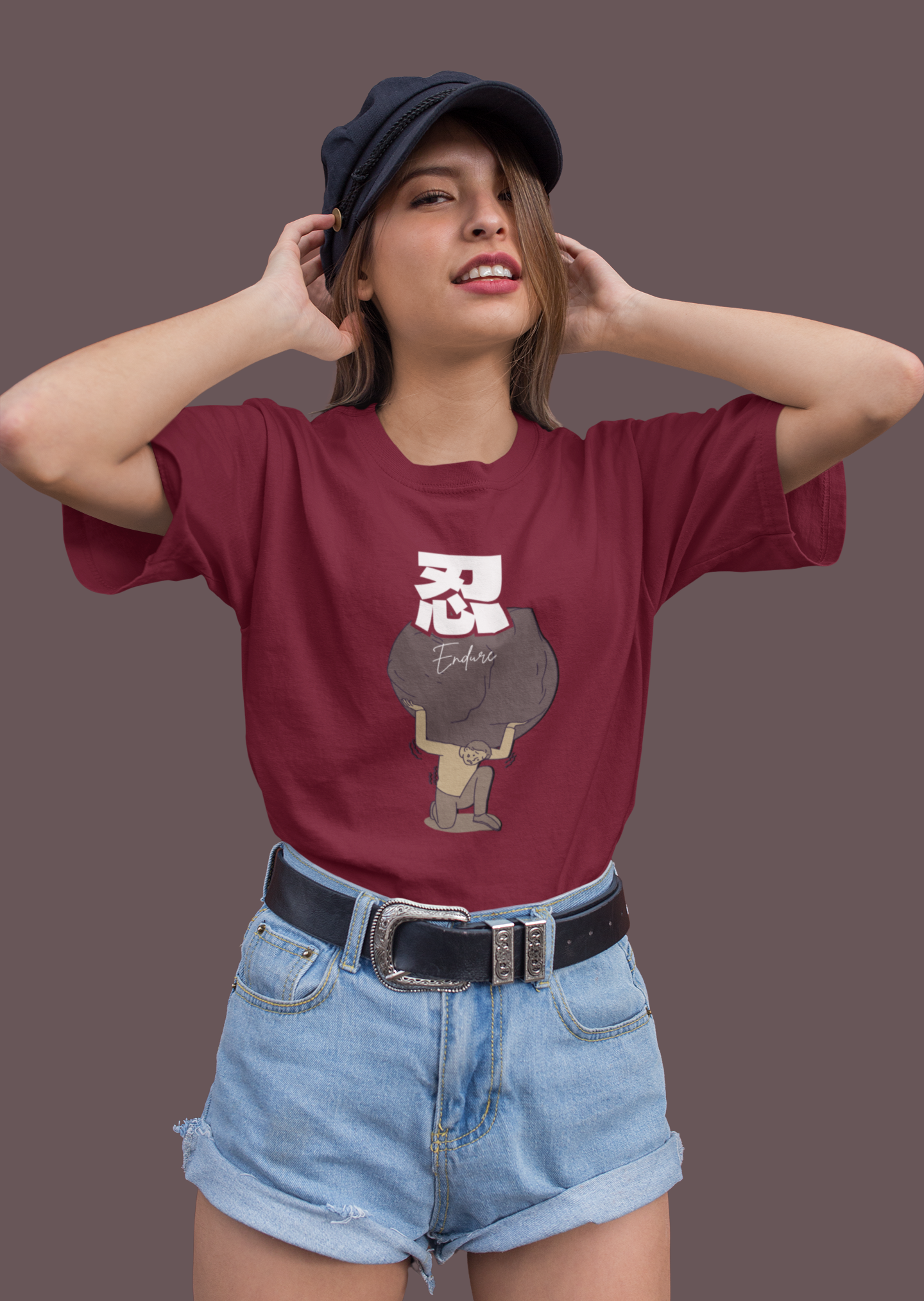 忍 Endure Oversize T-shirt