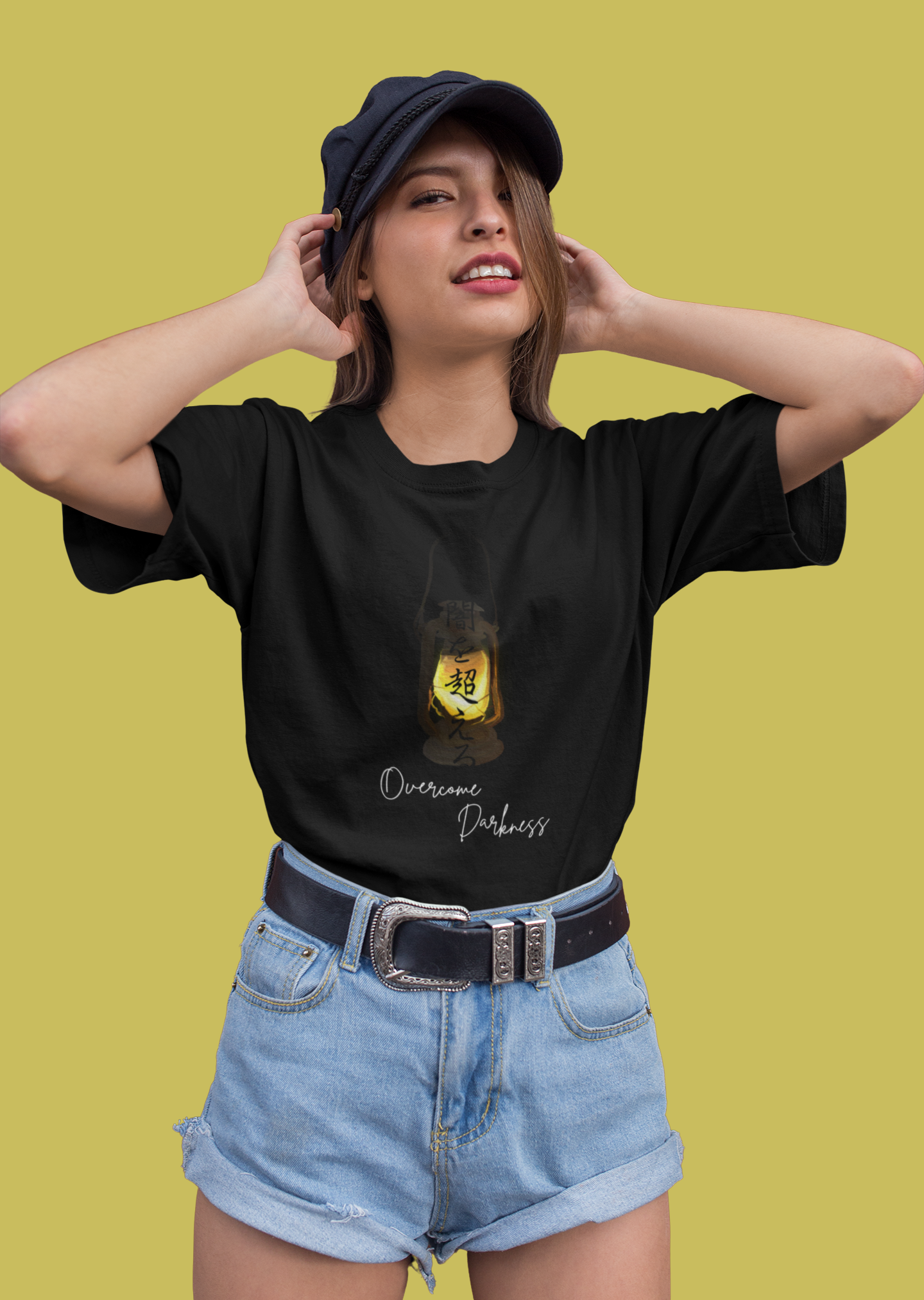 闇を超える Overcome the Darkness Oversize T-shirt