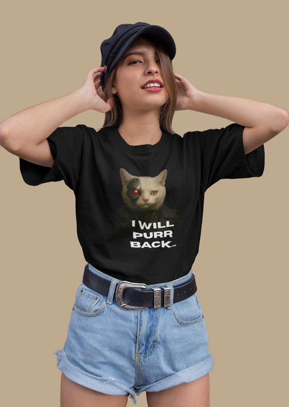 I Will Purr Back Oversize T-shirt