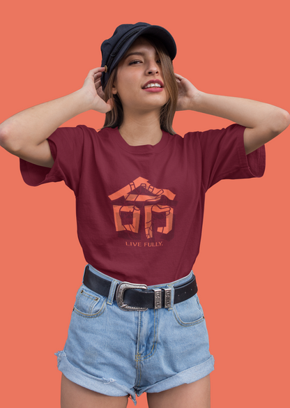 Live Fully Oversize T-shirt