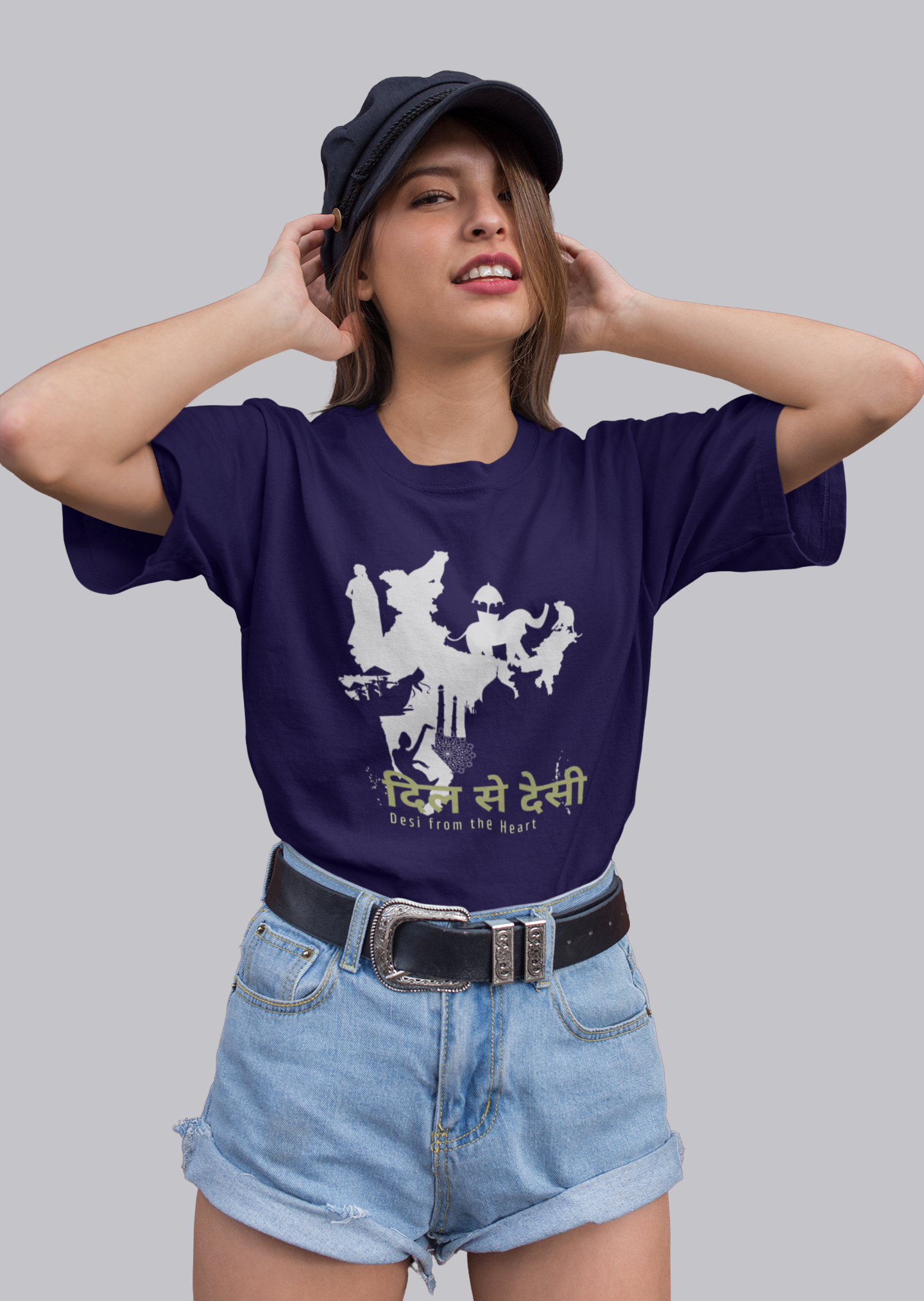 Desi from the Heart Oversize T-shirt