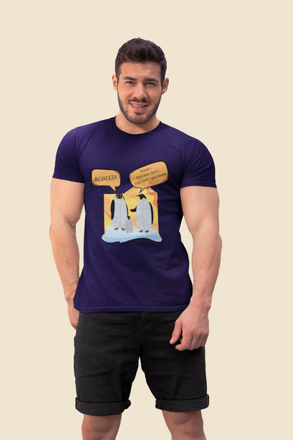 Ice Caps Don't Just Melt Slim Fit T-shirt