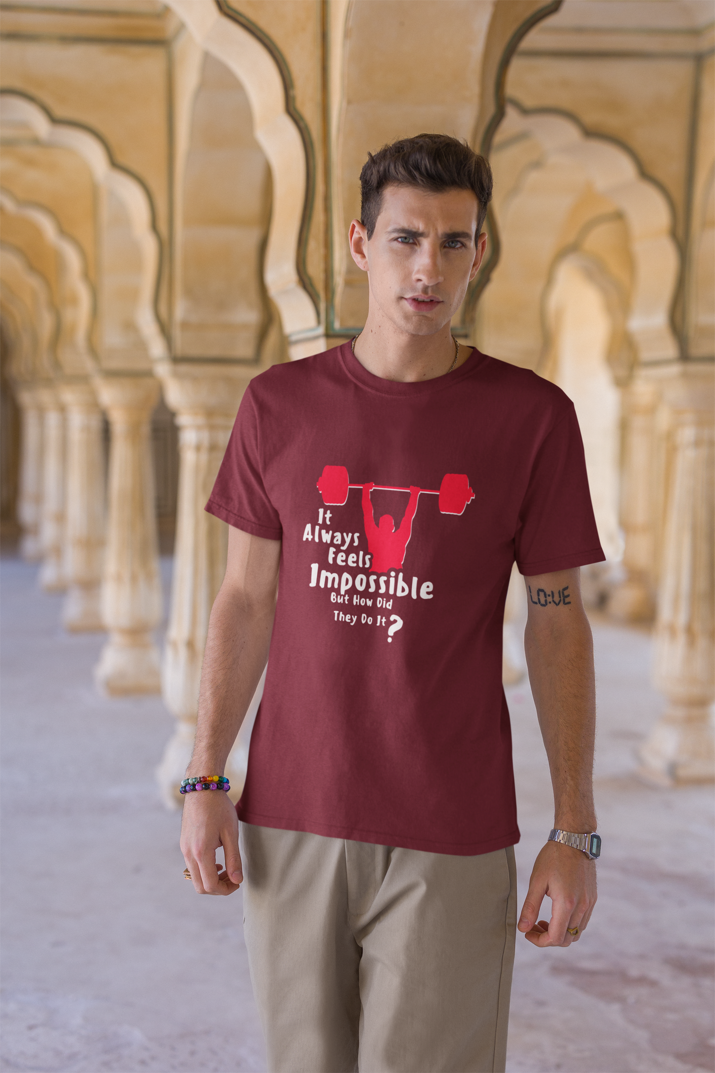 It Always Feels Impossible Short Sleeve T-shirt