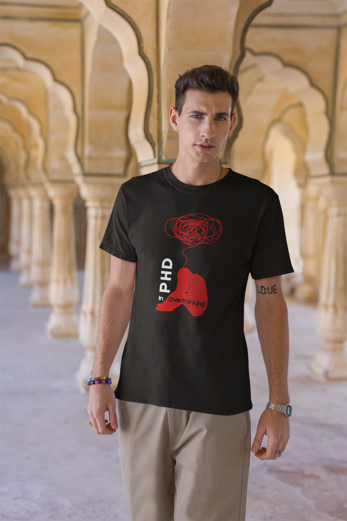 PHD in Overthinking Short Sleeve T-shirt