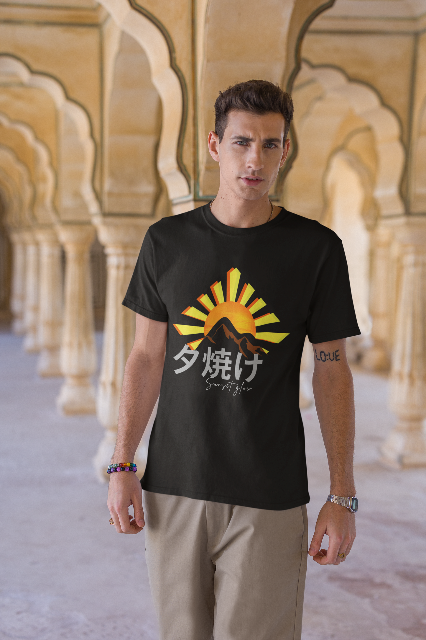 夕焼け Sunset Glow Short Sleeve T-shirt