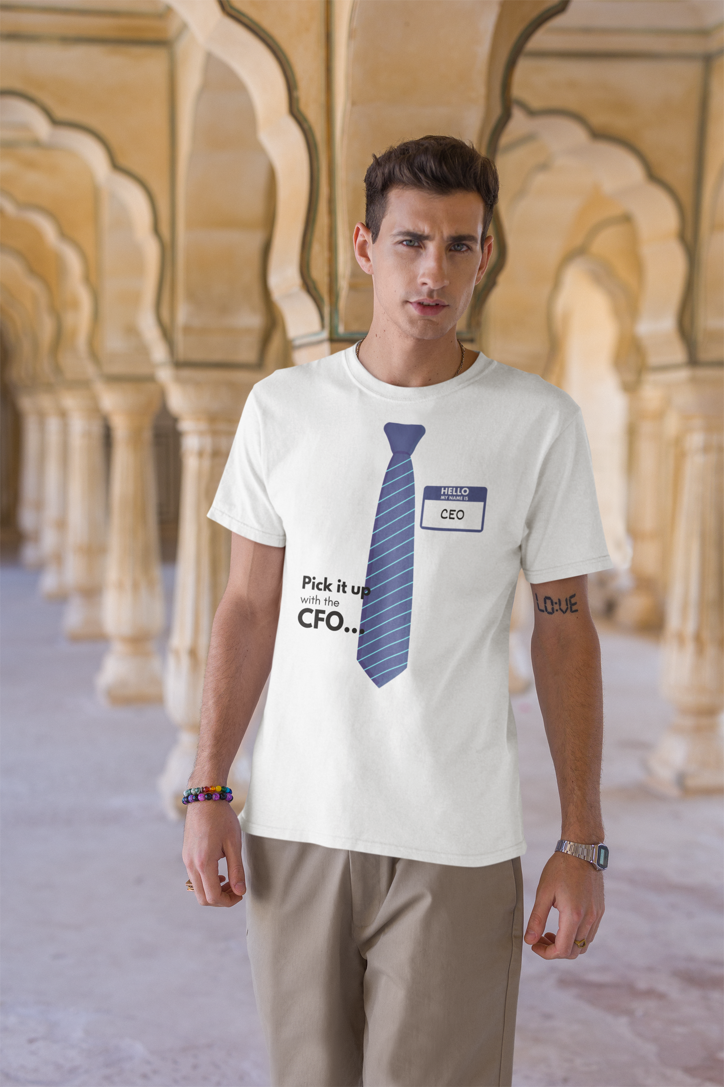 Hello My Name Is CEO Short Sleeve T-shirt