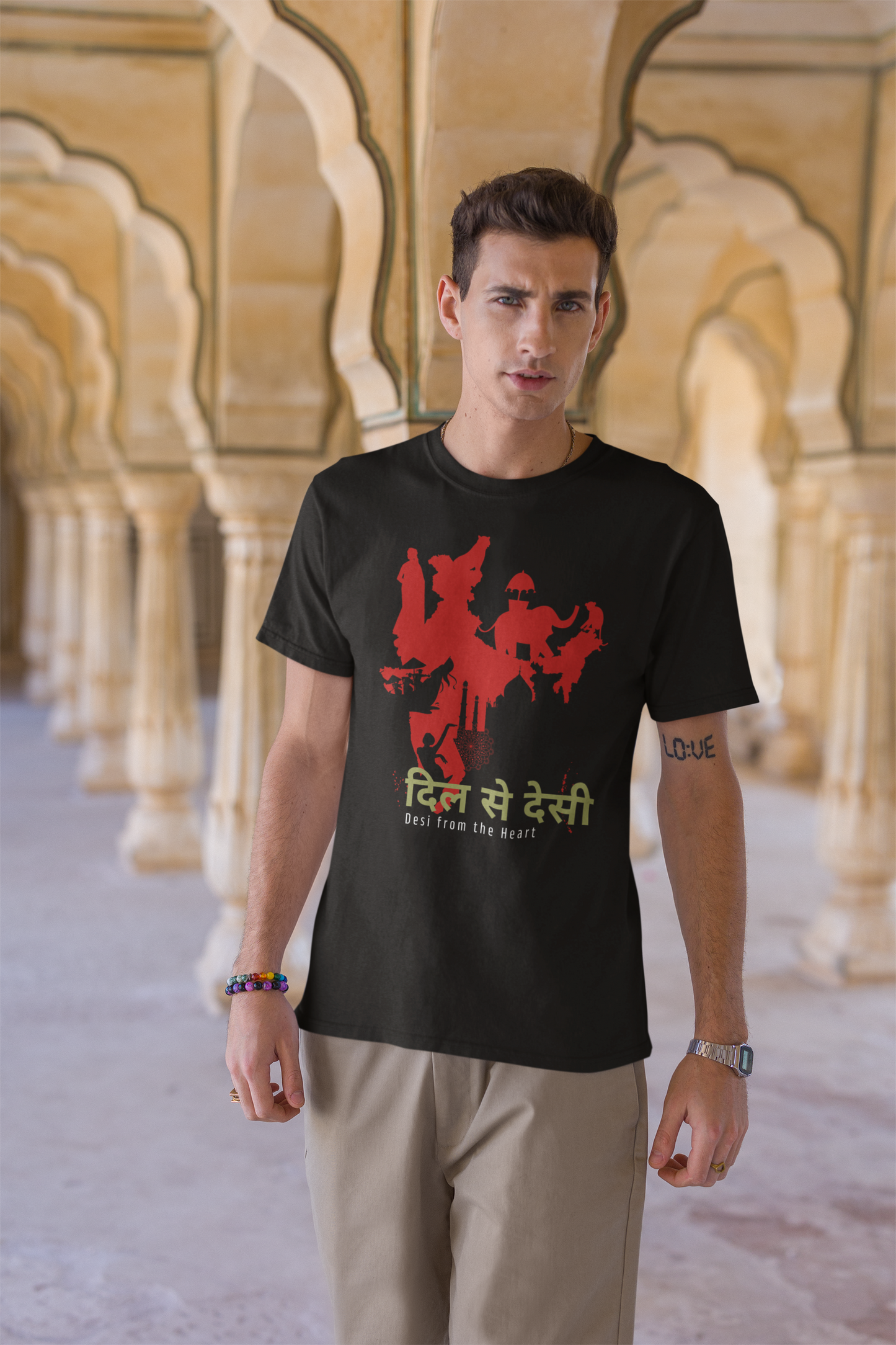 Desi from the Heart Short Sleeve T-shirt