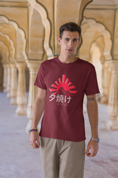 夕焼け Sunset Glow Short Sleeve T-shirt