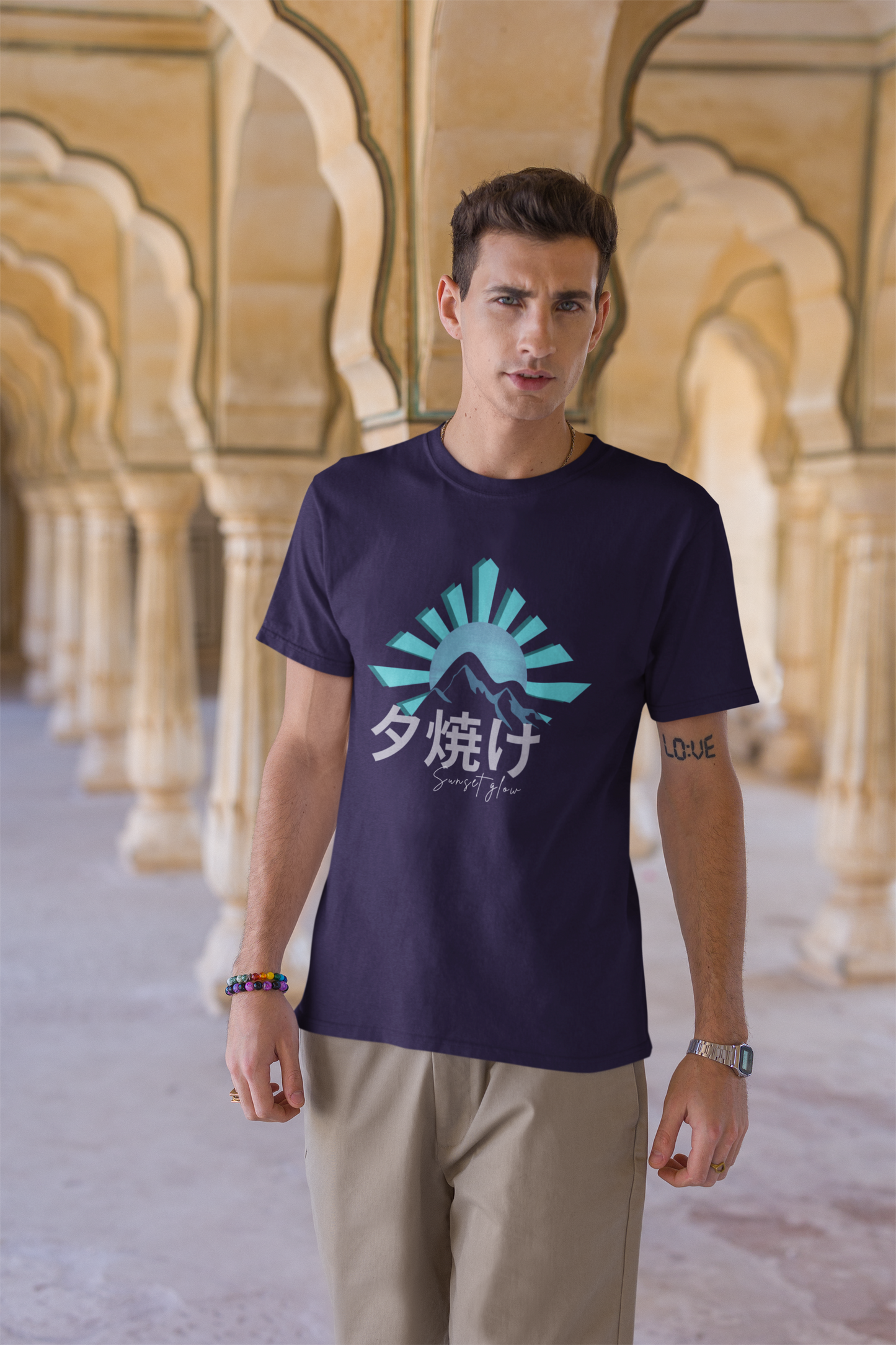 夕焼け Sunset Glow Short Sleeve T-shirt