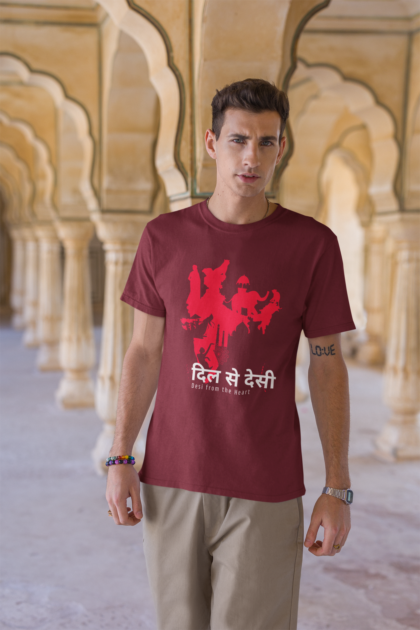 Desi from the Heart Short Sleeve T-shirt